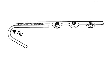 zahnut plech - B forma